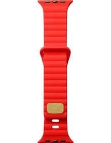 Resim Watch 42mm Uyumlu Krd-73 Uyumlu Zore Kordon-kırmızı 