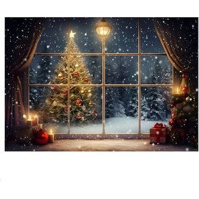 Resim Snoweagle 210x150cm Noel Arka Plan Bezi, H 