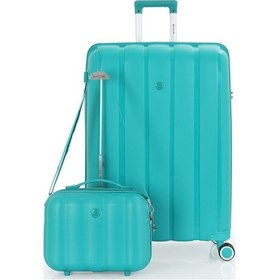 Resim Mçs Polipropilen 2li Valiz Seti Büyük & Makyaj V305 S21yy1000081-set 00207 Cam Göbeği 