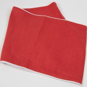 Resim Mercan Beyaz Biyeli Runner 