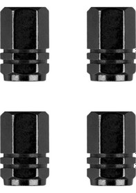 Resim Asonic As-a11 Siyah/gümüş Metal Lastik Sibop Kapağı - 35743 