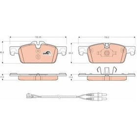 Resim Peugeot 508 On Fren Balatasi 1.6 2011-2014 Trw Gdb1929 