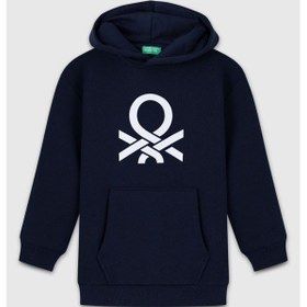 Resim United Colors Of Benetton Erkek Çocuk Bnt-b23341 Sweatshirt Lacivert-2126 Lacivert 
