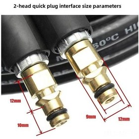 Resim Mufunye Karcher K2/k3 Serisi İçin 6 Metre Dayanıklı Alevli Su Borusu - Bakır Hızlı Bağlantı, Yüksek Basınçlı Temizleme, Toptan Satış 