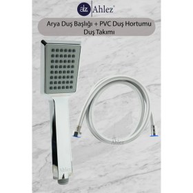 Resim Ahlez Arya Duş Başlığı + Pvc Duş Hortumu Duş Takımı Duş Seti 