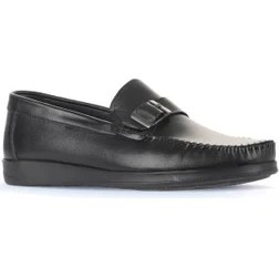 Resim Bueno Shoes Bueno Shoes Siyah Deri Erkek Loafer 21Ma122 