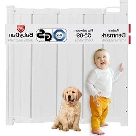 Resim Çekilebilir Bebek Koruma Izgarası, 55-89 Cm Arasındaki Alanlar İçin Beyaz Renk 