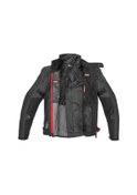 Resim Spıdı Vent Pro Yazlık File Deri Ceket Siyah 