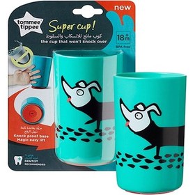 Resim Tommee Tippee Süper Devrilmeyen Bardak 300 ML Yeşil 