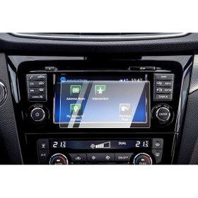 Resim mrtglass Nissan Qashqai 2017-2021 Navigasyon Ekran Koruyucu 