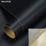 Resim 50x137cm(19.7x54inç) Kendinden Yapışkanlı PU Deri Tamir Yama Kiti Kendinden Yapışkanlı PU Deri Bant Koltuk Mobilya Araba Koltukları PU Koltuk Fabrikası için 