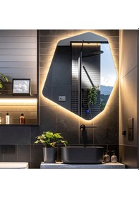 Resim Vortex Günışığı Lavabo & Banyo Aynası Dokunmatik Sensörlü 70 X 60 Cm 