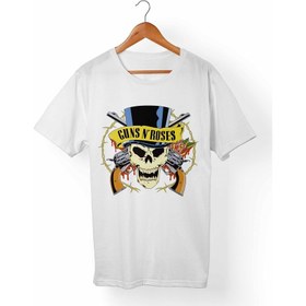 Resim Guns N Roses Çocuk Beyaz T-Shirt 