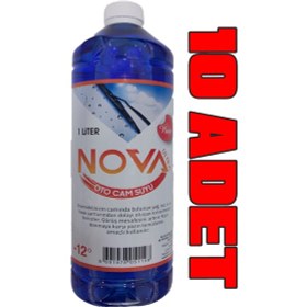 Resim Nova Ultra -12 Derece Antifrizli Oto Cam Suyu 1 Litre X 10 