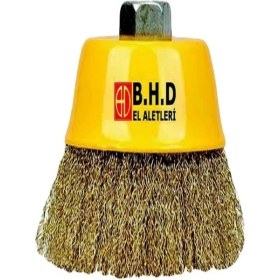 Resim B.H.D TOOLS B.h.dd. Saçaklı Çanak Fırça 100 mm 1 Adet BHD00893 