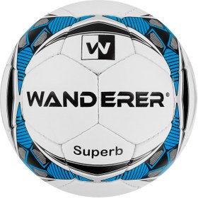 Resim Wanderer Super B Dikişli 5 No Futbol Topu Mavi 