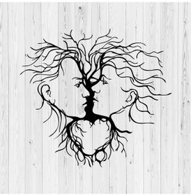 Resim Romantik Tablo Kadın Ve Erkek Temalı Metal Tablo 