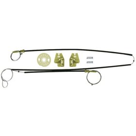 Resim E46 3 Em Cam Kriko Teli Ön Sol Sağ Set 