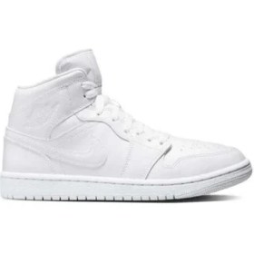 Resim Nike Air Jordan 1 Mıd Beyaz Erkek Sneaker Ayakkabı DV0991-111 