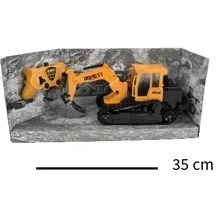 Resim Trust Store Sesli Uzaktan Kumandalı Profesyonel Paletli Ekskavatör 2.4 Ghz Full Fonksiyonlu Iş Makinesi 