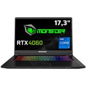 Resim Monster Tulpar T7 V26.1.5 i7-13700H 32 GB 1 TB SSD 8 GB RTX4060 17.3" W11H FHD Dizüstü Oyun Bilgisayarı 