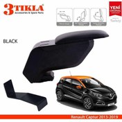 Resim 3 Tıkla Renault Captur 2013-2019 Delmesiz Çelik Ayaklı Siyah Kolçak Kol Dayama 