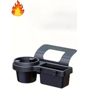 Resim Xuweiwei 1'li Evrensel Araç Kapısı Organizer 4'ü 1 Arada Abs Saklama 2 Askılı Telefon Tutucu Ve Bardaklık Style1 