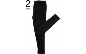 Resim Çocuk Siyah Uzun 2'li Paket Viskon Şardonlu Alt Içlik Termal Giyim & Içlik 