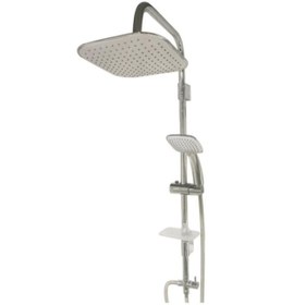 Resim Tema Rain Pratik 1F Sürgülü Duş Seti(Quadro) 