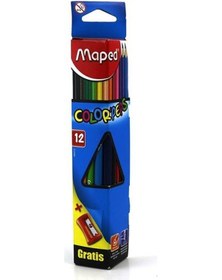 Resim Maped 12 Renk Kuru Boya Kalemtraşlı 183213 