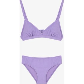 Resim Lila Genç Kız Amaris Üçgen Bikini Takımı 