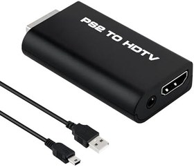 Resim Mcbazel PS2 to Hdmi adaptörü, HDTV monitörü için 3,5 mm ses çıkışlı, PS1 ve PS2 10000, 30000, 50000 ve 70000 ile uyumlu 