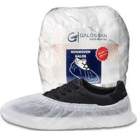 Resim Galoşsan Kaymaz Tela Galoş Beyaz 100 Adet 