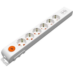 Resim Mutlusan Rı-Tech 6lı Anahtarlı 2Usb Klemensli Topraklı Grup Priz (001 175 650001 00 00) 