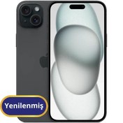 Resim Apple iPhone 15 Yenilenmiş TR Garanti | 256 GB Siyah Apple