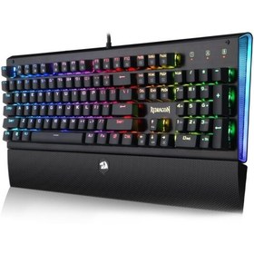 Resim Redragon Aryaman K569Rgb Arkadan Aydınlatmalı Oyun Konsolu Klavye 