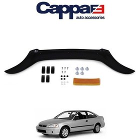 Resim Cappafe Honda Civic 6 Ön Kaput Koruyucu Rüzgarlık 4Mm Abs 95-0 N11.38977 