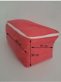 Resim Mef Collection 5'li Baza Altı Hurç | Sandık Tipi Yastık Hurcu, Nevresim Saklama Kutusu 