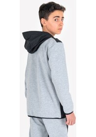 Resim Lescon Grimelanj Çocuk Fermuarlı Kapüşonlu Sweatshirt 23n-3101 
