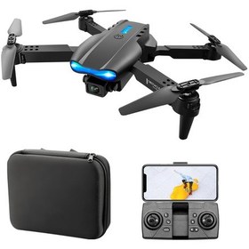 Resim Honmex 4k Kamera 3 Yönlü Engellere Kaçınma Özelliği Folding Drone - İz Uçuşu, Tek Tuşlu Kalkış/iniş Ve El İfadesi Fotoğraf Çekimi Siyah, Tek Batarya 
