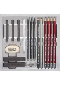 Resim Cretacolor Silver Box Drawing Set Premium Eskiz Çizim Seti 17'li Diğer 