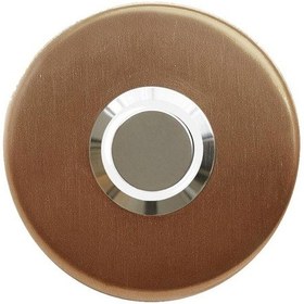 Resim Lockway Z-101abb Bronz Paslanmaz Tek Kontak Zil Butonu Beyaz Led 