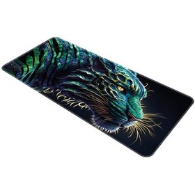 Resim Helixsun Mouse Pad Büyük Boy Gaming Oyuncu XXL 90 x 40 CM Leopard 