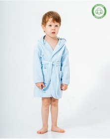 Resim Dinazorlu Bornoz Mavi Mavi 