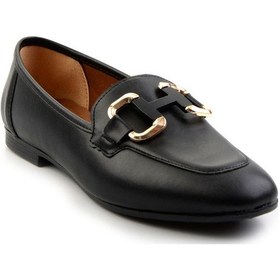 Resim Siyah Kadın Loafer Ayakkabı K01140003809 Siyah 