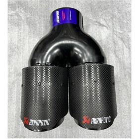 Resim Akrapoviç (Yerli) 76 mm Egzoz Ucu Çiftli Eşit 