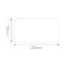 Resim NIIMBOT EW25 Etiket 25mm x 13mm Low Temperature (-80°C) 390 etiket/rulo (M2) 
