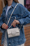 Resim 040-513 Ekru Denim Çanta 