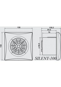 Resim Soler&Palau Silent 100 Cz Silver Aksiyel Fan 
