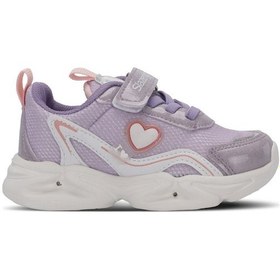 Resim Slazenger KLARION Çocuk Cırt Cırtlı Mor - Pembe Günlük Spor Ayakkabısı 